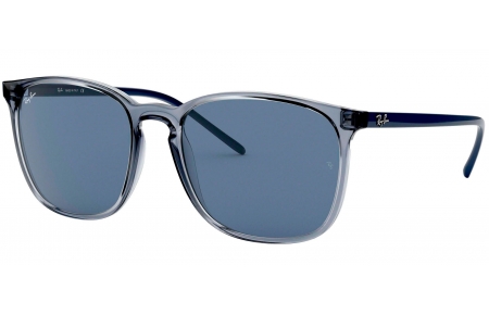Gafas de Sol - Ray-Ban - RB4387 - 639980 TRANSPARENT BLUE // BLUE