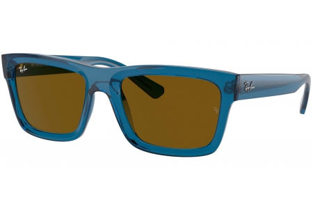 Gafas de Sol - Ray-Ban - RB4396 WARREN - 668073  TRANSPARENT DARK BLUE // DARK BROWN