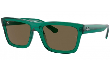Gafas de Sol - Ray-Ban - RB4396 WARREN - 6681/3 TRANSPARENT GREEN // BROWN