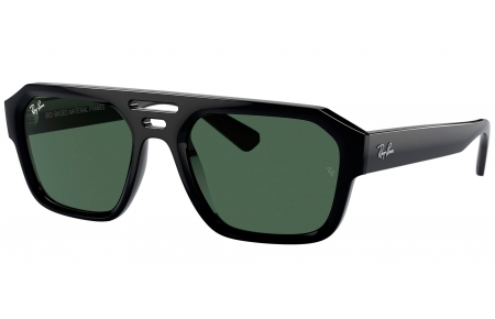 Gafas de Sol - Ray-Ban - RB4397 CORRIGAN - 667771  BLACK // DARK GREEN