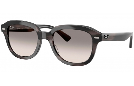 Gafas de Sol - Ray-Ban - RB4398 ERIK - 140432  STRIPED GREY // GREY GRADIENT TRANSPARENT