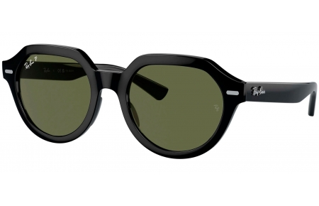 Gafas de Sol - Ray-Ban - RB4399 GINA - 901/58 BLACK // GREEN POLARIZED