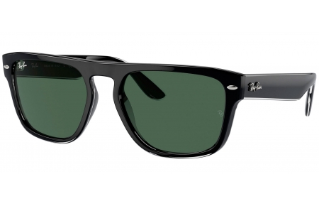 Gafas de Sol - Ray-Ban - RB4407 - 654571 BLACK TRANSPARENT BLACK // DARK GREEN