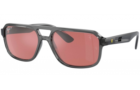 Gafas de Sol - Ray-Ban - RB4414M - F691H2  TRANSPARENT GREY // PURPLE MIRROR SILVER POLARIZED