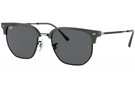 Gafas de Sol - Ray-Ban - RB4416 NEW CLUBMASTER - 6653B1 GREY ON BLACK // DARK GREY