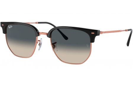 Gafas de Sol - Ray-Ban - RB4416 NEW CLUBMASTER - 672071 DARK GREY ON ROSE GOLD // GREY GRADIENT