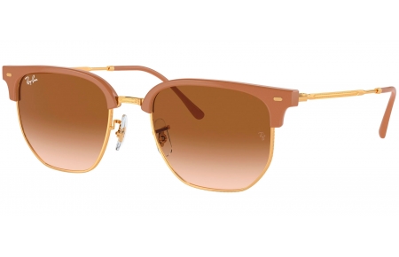 Gafas de Sol - Ray-Ban - RB4416 NEW CLUBMASTER - 672151  BEIGE ON GOLD // LIGHT BROWN GRADIENT