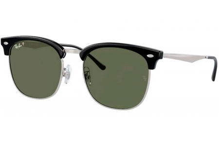 Gafas de Sol - Ray-Ban - RB4418D - 66709A  BLACK ON SILVER // DARK GREEN POLARIZED