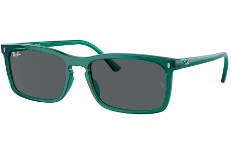 Gafas de Sol - Ray-Ban - RB4435 - 6615B1  TRANSPARENT GREEN // DARK GREY