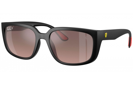 Gafas de Sol - Ray-Ban - RB4443M - F6025J  MATTE BLACK // LIGHT GREY GRADIENT POLARIZED