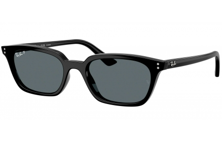 Gafas de Sol - Ray-Ban - RB4456 ZAYA - 667781  BLACK // DARK GREY POLARIZED