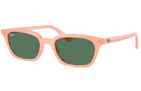 Gafas de Sol - Ray-Ban - RB4456 ZAYA - 681182  CLOUDY NATURAL PINK // DARK GREEN