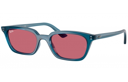 Gafas de Sol - Ray-Ban - RB4456 ZAYA - 68121A  TRANSPARENT BLUE // VIOLET