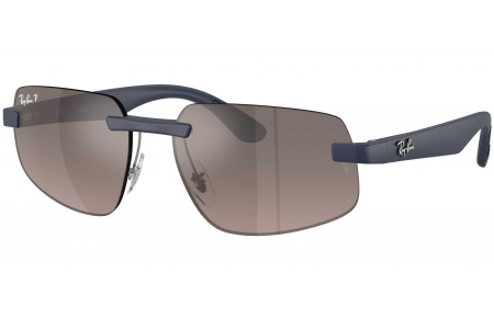 Gafas de Sol - Ray-Ban - RB4475CH - 63315J  SAND DARK BLUE // GREY GRADIENT MIRROR POLARIZED
