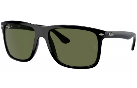 Gafas de Sol - Ray-Ban - RB4547 BOYFRIEND TWO - 601/58 BLACK // GREEN POLARIZED