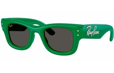 Gafas de Sol - Ray-Ban - RB4940B WAYFARER PUFFER - 685987  GREEN AND STRASS // DARK GREY