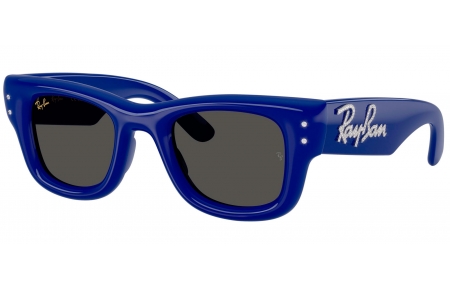 Gafas de Sol - Ray-Ban - RB4940B WAYFARER PUFFER - 686087  BLUE AND STRASS // DARK GREY