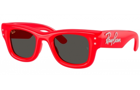 Gafas de Sol - Ray-Ban - RB4940B WAYFARER PUFFER - 686187  RED AND STRASS // DARK GREY