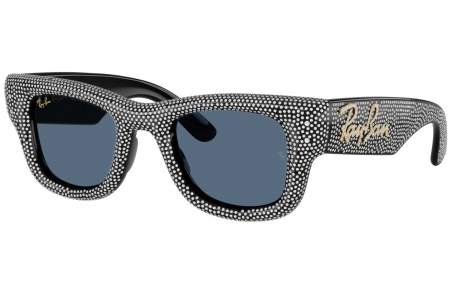 Gafas de Sol - Ray-Ban - RB4940BP - 686580  BLACK AND STRASS PAVÉ // DARK BLUE