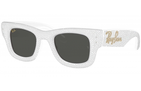 Gafas de Sol - Ray-Ban - RB4940BP - 686687  WHITE AND STRASS PAVÉ // BLACK