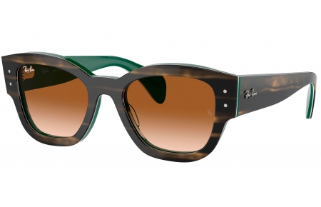 Gafas de Sol - Ray-Ban - RB7681S JORGE - 140251  HAVANA GREEN ON GREEN // BROWN GRADIENT