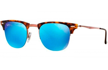 Gafas de Sol - Ray-Ban - RB8056 - 175/55 SHINY LIGHT BROWN // GREEN MIRROR BLUE