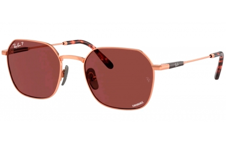 Gafas de Sol - Ray-Ban - RB8094 JIM TITANIUM - 9266AF  SHINY LIGHT BROWN // DARK VIOLET POLARIZED