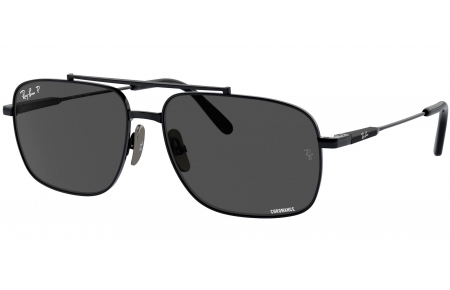 Gafas de Sol - Ray-Ban - RB8096 MICHAEL TITANIUM - 9267K8  BLACK // DARK GREY POLARIZED