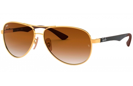 Gafas de Sol - Ray-Ban - RB8313 CARBON FIBRE - 001/51 ARISTA // CRYSTAL BROWN GRADIENT