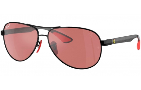 Gafas de Sol - Ray-Ban - RB8331M - F002H2  BLACK // PURPLE MIRROR SILVER POLARIZED