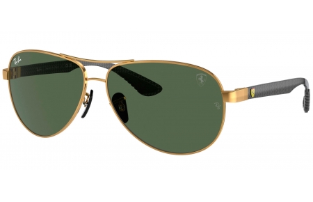 Gafas de Sol - Ray-Ban - RB8331M - F00871  GOLD // DARK GREEN