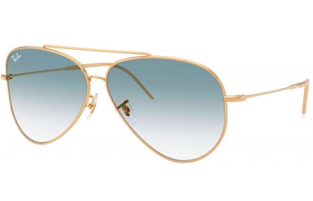 Gafas de Sol - Ray-Ban - RBR0101S AVIATOR REVERSE - 001/79 ARISTA GOLD // BLUE GRADIENT