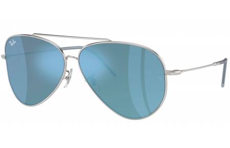 Gafas de Sol - Ray-Ban - RBR0101S AVIATOR REVERSE - 001/GA GOLD ARISTA // DARK GREY MIRROR TURQUOISE