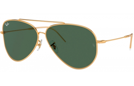 Gafas de Sol - Ray-Ban - RBR0101S AVIATOR REVERSE - 001/VR GOLD // GREEN