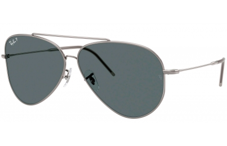 Gafas de Sol - Ray-Ban - RBR0101S AVIATOR REVERSE - 004/81 GUNMETAL // DARK GREY POLARIZED