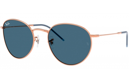 Gafas de Sol - Ray-Ban - RBR0103S ROUND REVERSE - 92023A ROSE GOLD // DARK BLUE