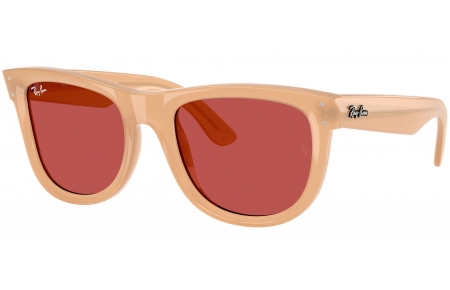 Gafas de Sol - Ray-Ban - RBR0502S WAYFARER REVERSE - 678069  BEIGE OPAL HONEY // DARK VIOLET