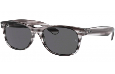 Gafas de Sol - Ray-Ban - RB2132 NEW WAYFARER - 6430B1 STRIPED GREY HAVANA // DARK GREY