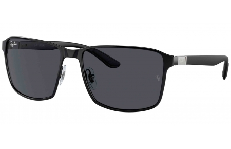 Gafas de Sol - Ray-Ban - RB3721 - 186/87  MATTE BLACK ON BLACK // DARK GREY