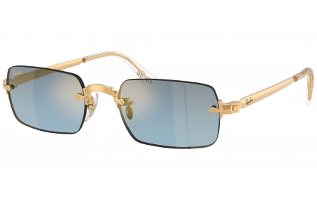 Gafas de Sol - Ray-Ban - RB3928 - 001/S2 ARISTA GOLD // BLUE GRADIENT GREY MIRROR