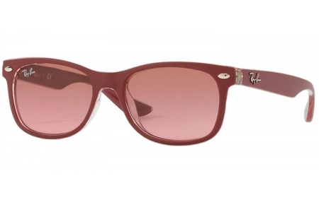 Gafas Junior - Ray-Ban Junior Collection - RJ9052S - 702414 MATTE BORDO ON TRANSPARENT // VIOLET GRADIENT BROWN