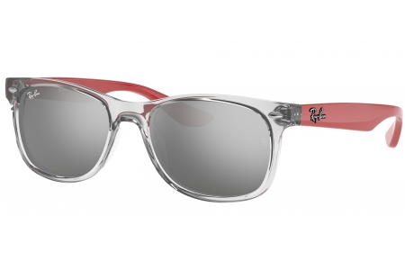 Gafas Junior - Ray-Ban Junior Collection - RJ9052S - 70636G TRANSPARENT GREY // GREY SILVER MIRROR