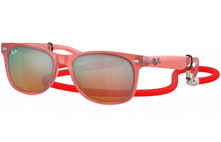 Gafas Junior - Ray-Ban Junior Collection - RJ9052S - 7145A8  OPAL RED // BROWN ORANGE MIRROR