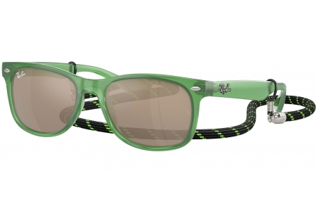 Gafas Junior - Ray-Ban Junior Collection - RJ9052S - 71465A  OPAL GREEN // LIGHT BROWN GOLD MIRROR