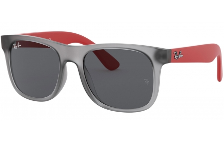 Gafas Junior - Ray-Ban Junior Collection - RJ9069S - 705987 RUBBER TRANSPARENT GREY // DARK GREY