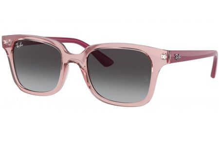 Gafas Junior - Ray-Ban Junior Collection - RJ9071S - 70678G TRANSPARENT PINK // LIGTH GREY GRADIENT DARK GREY
