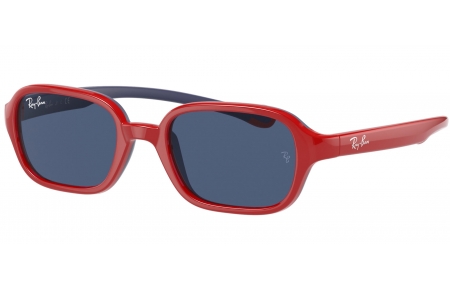 Gafas Junior - Ray-Ban Junior Collection - RJ9074S - 709380 RED ON RUBBER BLUE // DARK BLUE
