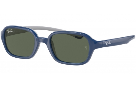 Gafas Junior - Ray-Ban Junior Collection - RJ9074S - 709671 BLUE ON RUBBER GREY // DARK GREEN
