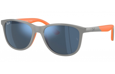 Gafas Junior - Ray-Ban Junior Collection - RJ9077S - 713355  GREY ON ORANGE //  BLUE MIRROR
