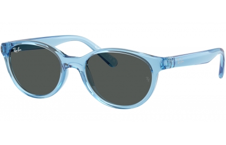 Gafas Junior - Ray-Ban Junior Collection - RJ9080S - 716887  TRANSPARENT BLUE // DARK GREY